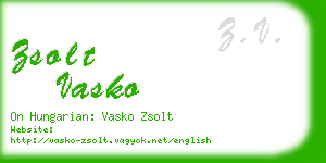 zsolt vasko business card